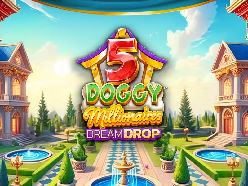 5 Doggy Millionaires Dream Drop - Slot de luxo no Victory Slots